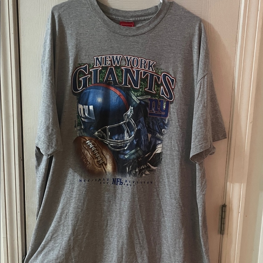 NFL New York Giants Gray Short Sleeve Tee